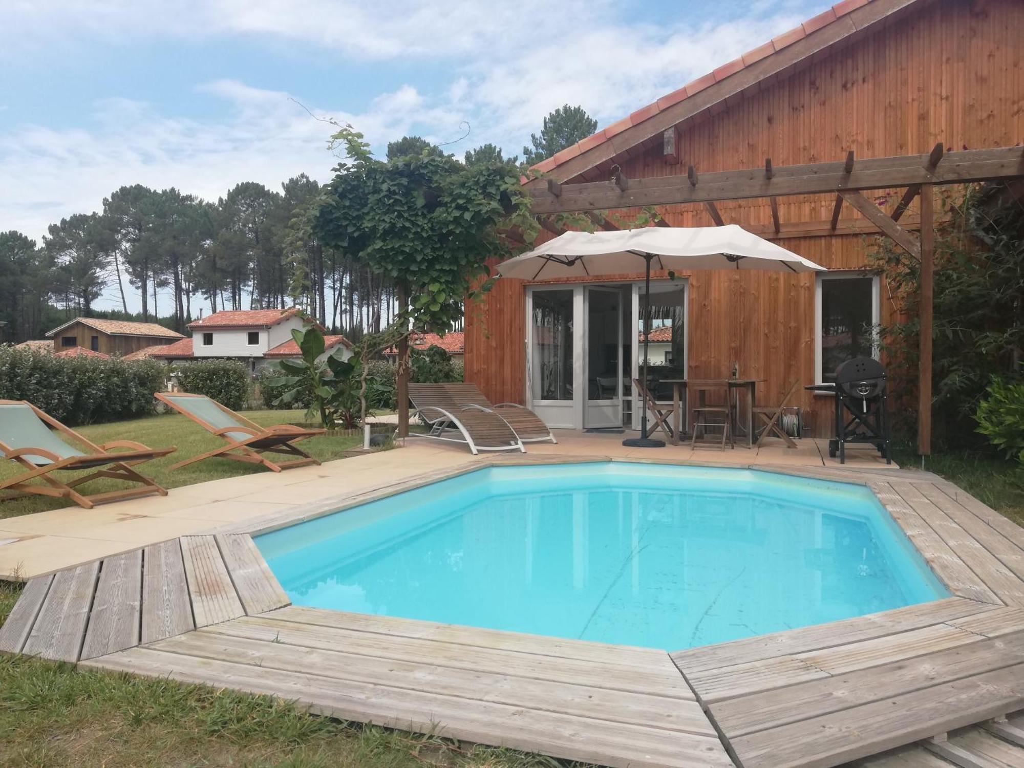 Maison Moderne Proche Lac Et Plage Léon 외부 사진